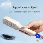 Self-Cleaning Hairbrush – Anti-Static, Detangling, Rotating Massage Comb, Hair accessories - Image 5