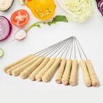 BBQ Tandoor Skewers Grill Sticks for Barbecue (Pack of 12) - Image 4