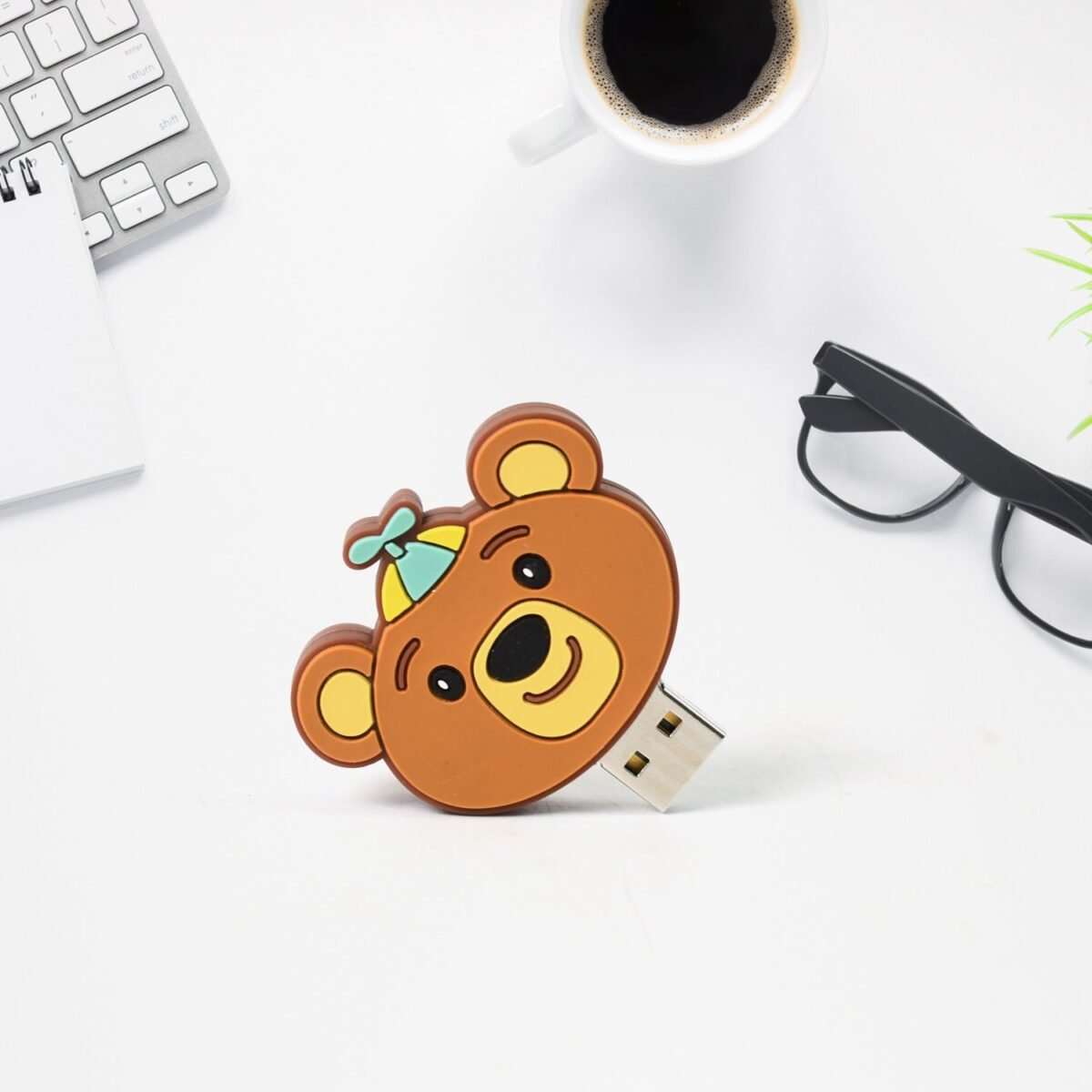 Portable Cartoon Shape Silicone USB Pen drive / Flash disk (15 GB With Baby Rhymes Song / 1 Pc) - Image 4