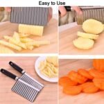 Stainless Steel Crinkle Cutter Knife for Salad and Vegetables - Image 8