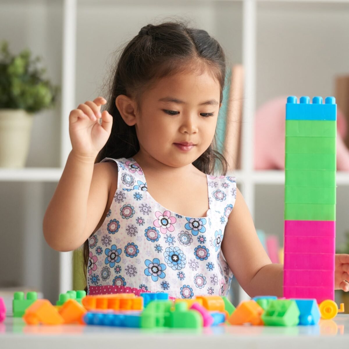 Multicolor Kids' Block Set for Fun & Learning (60 Pieces) - Image 7