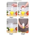 MANUAL EGG PULLER SCRAMBLER HOUSEHOLD WHITE EGG YOLK MIXER KITCHEN TOOL MIX MANUAL SCRAMBLER CONVENIENT WITHOUT BREAKING EGGS. - Image 7