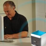 Mini Portable Air Cooler with LED Light & Water Fill - Image 6