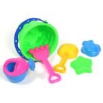 Beach Sand Castle Toy Set for Kids - 6 Pcs Summer Play - Image 4