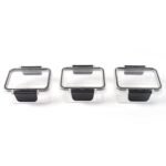 Kitchen Storage Container with Air Seal Lock Lid (3 Piece Set / 250 ML) - Image 5