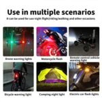 Mini LED Strobe Lights, Waterproof Lights, Lightweight RGB LED Lights Drone Strobe Lights Veicle Anti-Collision Strobe Light Bike Motocycle Lights USB Recharge  Multi-colors - Image 9