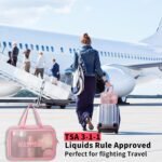 Cosmetic Pouch, Make up Bag for Home & Travel, Toiletry Bag for Cosmetics, Brushes, Accessories Set of 3 Small, Medium & Big - Wash Bag - Image 7