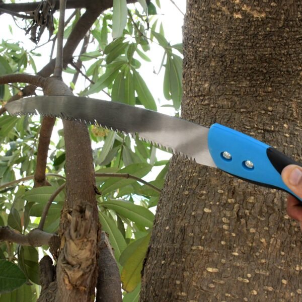 20-Inch High Carbon Steel Pruning Saw – Sharp Teeth, Cover Included, Ideal for Gardening & Wood Cutting