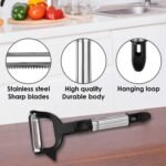 2-in-1 Double Julienne and Vegetable Peeler - Image 9