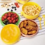Burger Shape Lunch Box – Double Layer 1000ml Food Container with 2 Spoons for Kids - Image 7