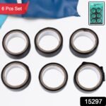 General Electrical Tape, All purpose PVC electrical tape (6 Pcs Set) - Image 2