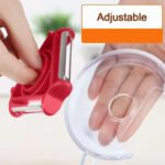3 in 1 Multi Function Three Use Rotary Hanging Round Planer Peeler and Cutter Vegetable Slicer Kitchen Tools Kitchen Gadgets - Image 6
