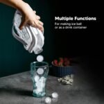 Ice Cube Trays 2 in 1 Portable Ice Ball Maker, 17 Round Ice Cube Mold  (1 Pc) - Image 8