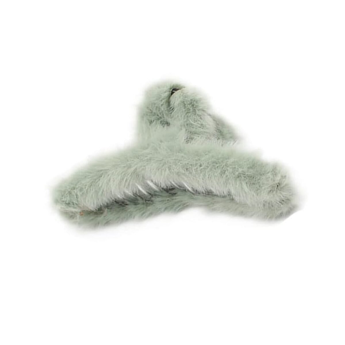 Large Plush Hair Claw Clips, Plastic Fluffy Hair Claw Hair (1 Pc / Mix Color) - Image 5