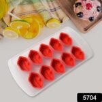 Silicone Mold Ice Cube Tray Creative Sweet Multi Type Ice Tray, Ice Cube Trays Multi Fruit Shape Ice Tray (1 Pc) - Image 2
