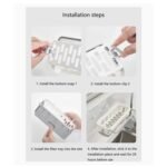 Multipurpose Platic Hanging Drain Rack Retractable Sponge Storage Hanging Rack With Adhesive Hook for Kitchen and Bathroom Dishcloth Holders Basket Drying Tray Organizer - Image 9