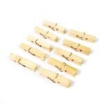 Heavy Duty Bamboo Wooden Cloth Clips / Pegs (10 Pcs Set) - Image 5