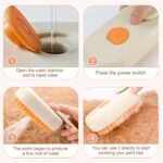 Electric Spray Handle Massage Brush, Hair Removal Brush Steam (1 Pc) - Image 9