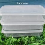 Plastic Square Lunch Box, Kitchen Containers Set (3 Pcs Set) - Image 4