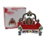 Bal Gopal Sihasan Throne - Large Decorative Stand for Home Temple Deity Display