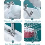 Flexible Faucet Splash Head Extender Aerator, Universal Splash Filter Faucet Sprayer (1 Set) - Image 3