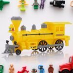 Pull and Go Train with Light Plastic String Pull Back Train (1 Pc / Mix Color) - Image 4