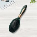 Massage Comb, Air Cushion Massage Hair Brush Ergonomic Matt Disappointment for Straight Curly Hair Cushion Curly Hair Comb for All Hair Types, Home Salon DIY Hairdressing Tool  (1 Pc), Hair accessories - Image 6