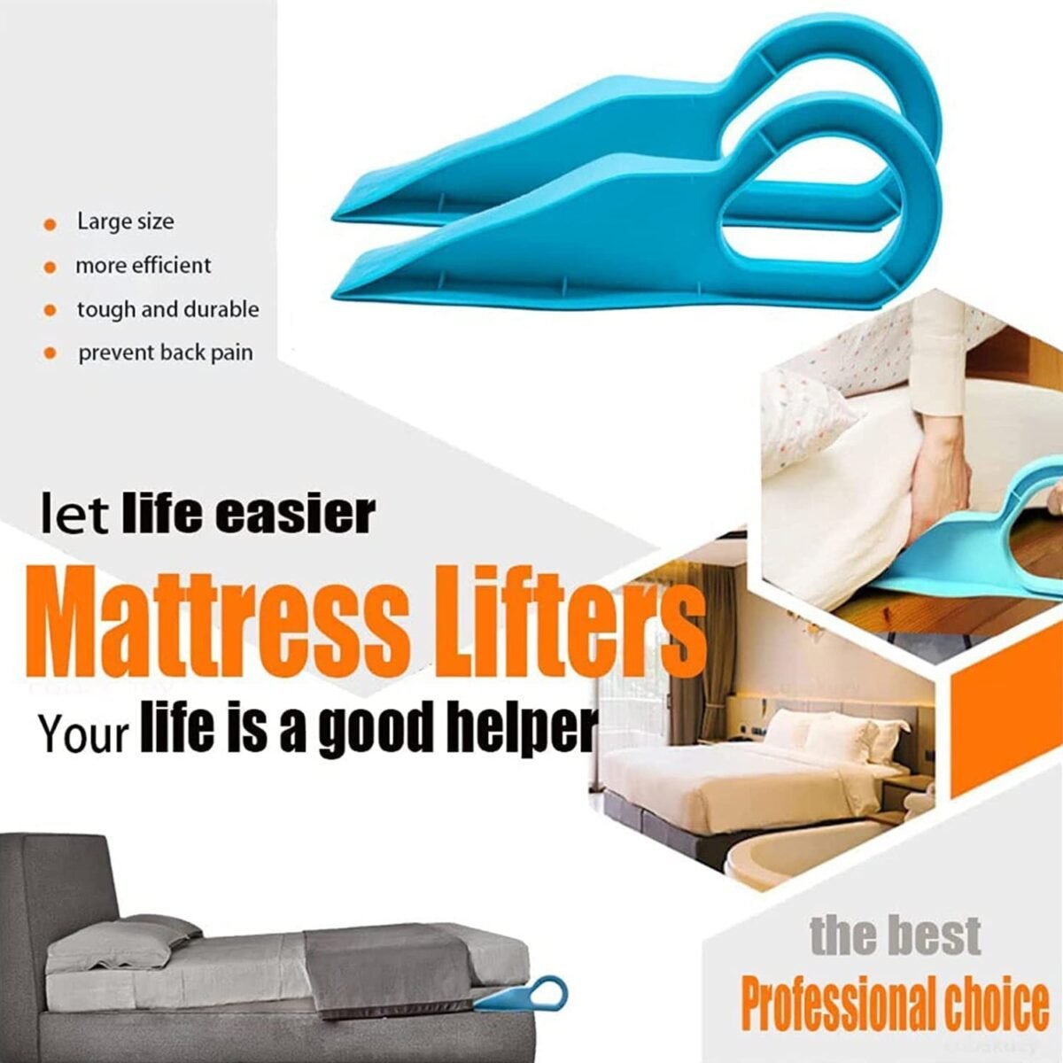 Mattress Lifter Tool for Easy Bed Sheet Change (1 pc) - Image 4