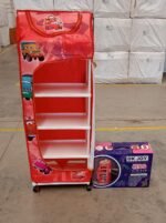 Multi Purpose Foldable Baby Wardrobe / Toy Box 5 Shelves Cartoon Printed - Image 8