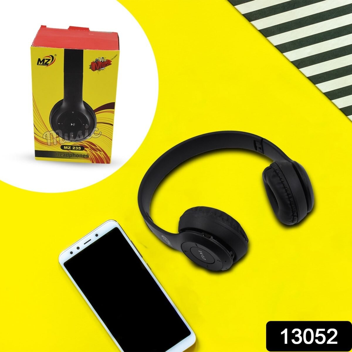 Wireless Headphone Over The Head Bluetooth Headset Foldable Headband Hands-free with Calling Function (1 Pc) - Image 2