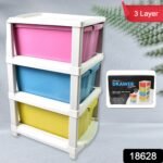 3 Layer Plastic Drawer Storage Organizer (1 Pc) - Image 2