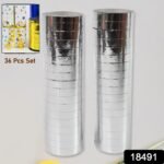 Decoration Balloon Ribbon, Smooth Ribbon for Party Decoration (36 Pcs Set) - Image 2