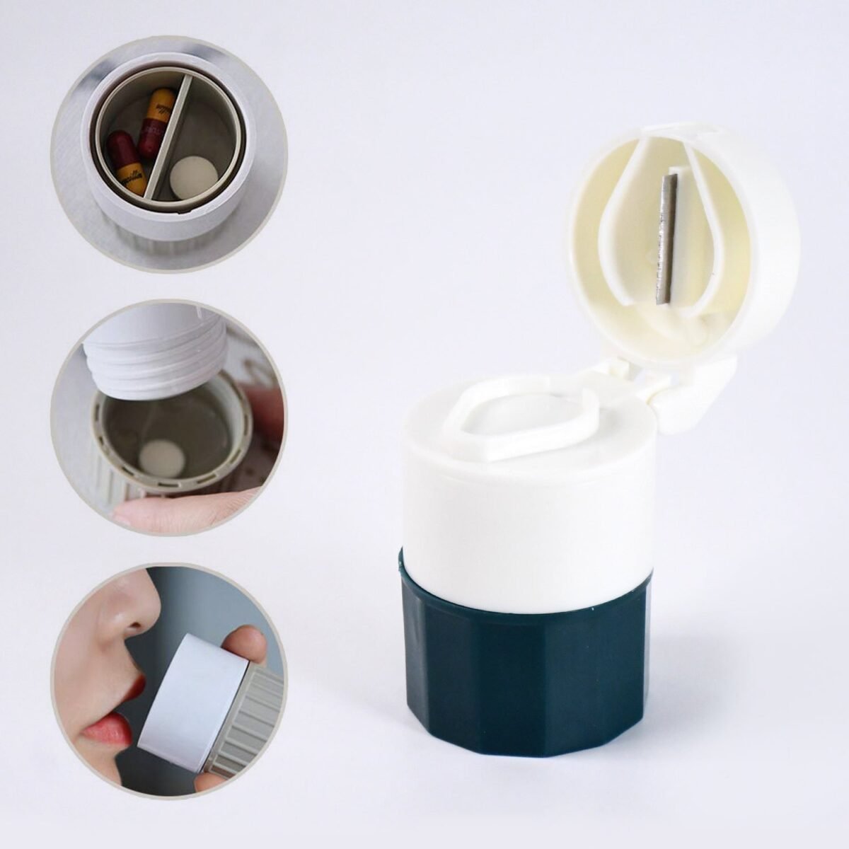 Pill Crusher and Grinder 4 in 1 Pill Crusher - Image 1