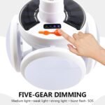 Solar Multi-Functional Emergency LED Light – USB Rechargeable, 5 Modes, Foldable, SOS & IP65 Waterproof - Image 11