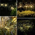 Colorful Multi Led Outdoor Solar Garden Lights (4 Pcs Set) - Image 4