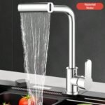 360° Rotating Waterfall Kitchen Faucet – Touch & Swivel Sink Extender (4 In 1 ) - Image 7