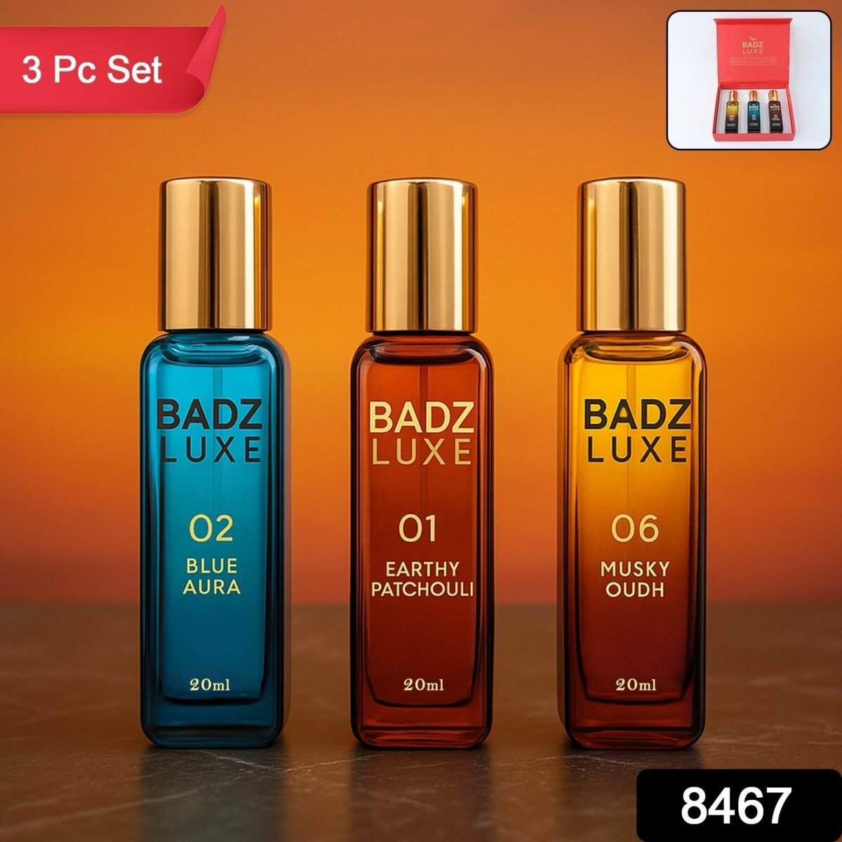 Premium Perfume Set 20ml (3 Pc) - Image 2