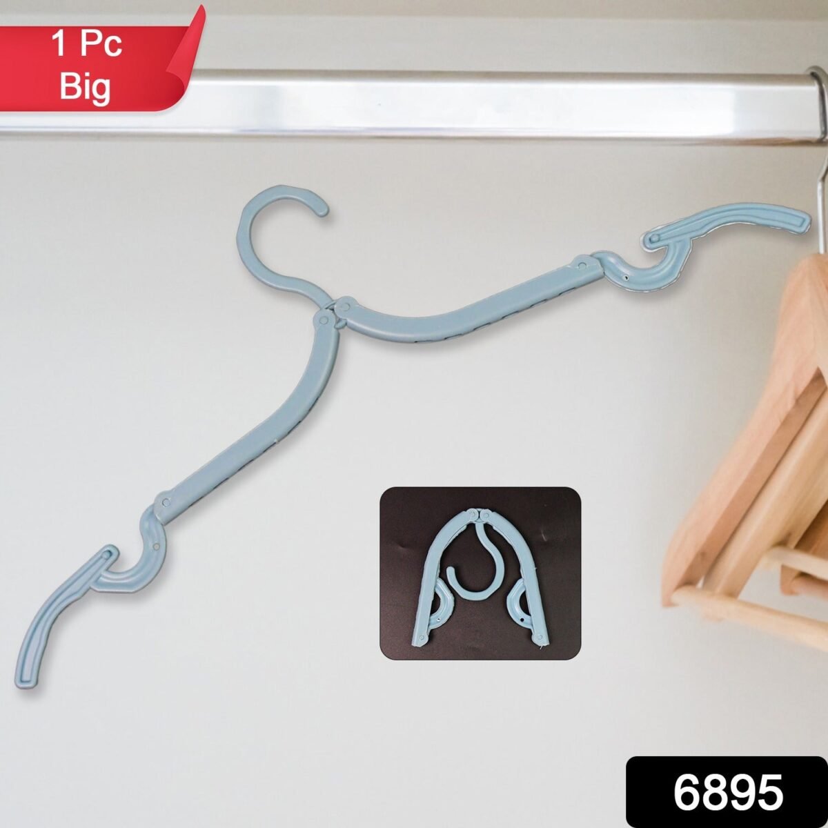 Travel Hangers, Portable Folding Clothes Hangers (1 Pc / Big) - Image 2