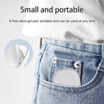 Multi Purpose Square Super Gel Pads for Holding Mobile & Spiral Cable Protector (1 Pc) - Image 9