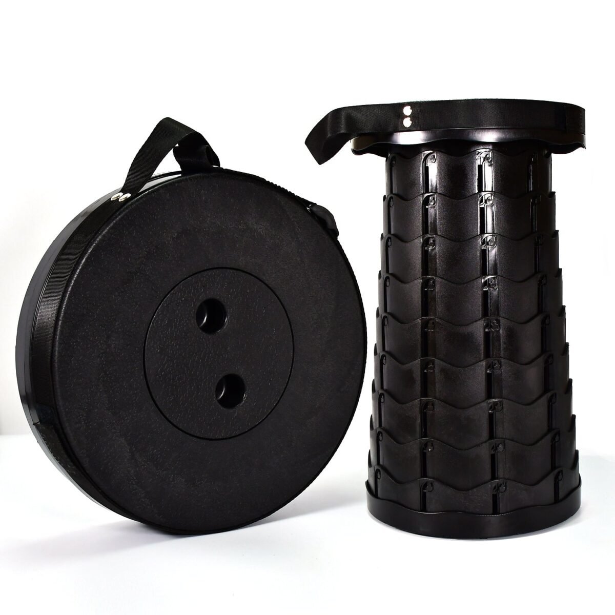 Foldable Retractable Height Adjusting Stool Space Saving Telescopic Stool for Fishing Hiking Stool for Adults and Kids. - Image 12