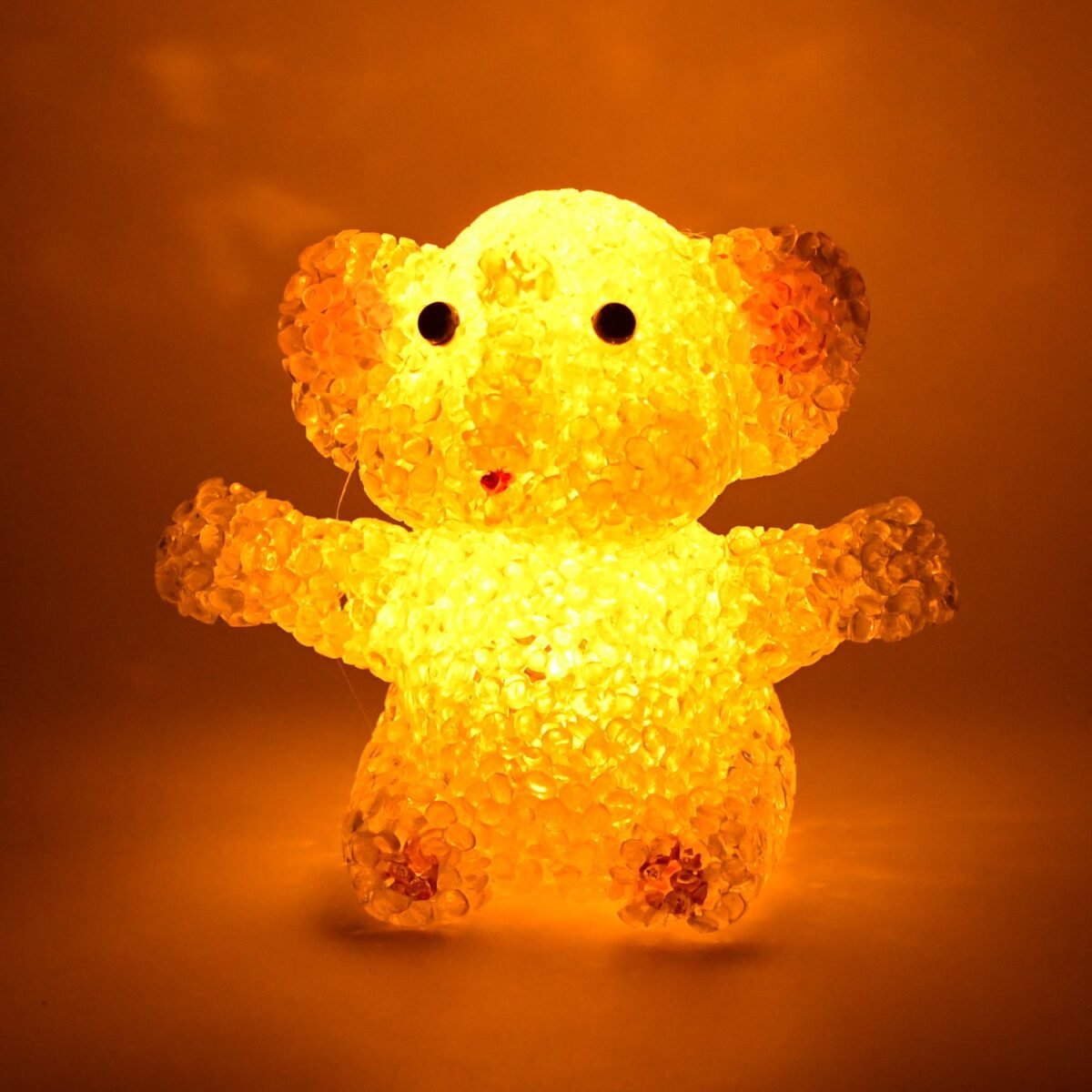 Cartoon Shape Crystal LED Night Light Lamp – Cute Glowing Animal Decorative Light (1 Pc) - Image 1