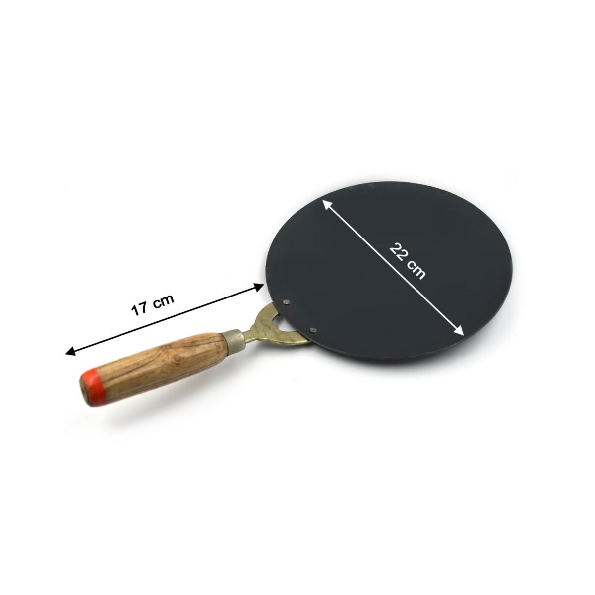 Wooden Handle Roti Tawa used in all household and kitchen purposes for making rotis and parathas nonstick tawa etc. - Image 5