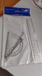 Plastic Geometry Set, Triangle Ruler Protractor Straight Ruler (4 Pcs Set) - Image 8