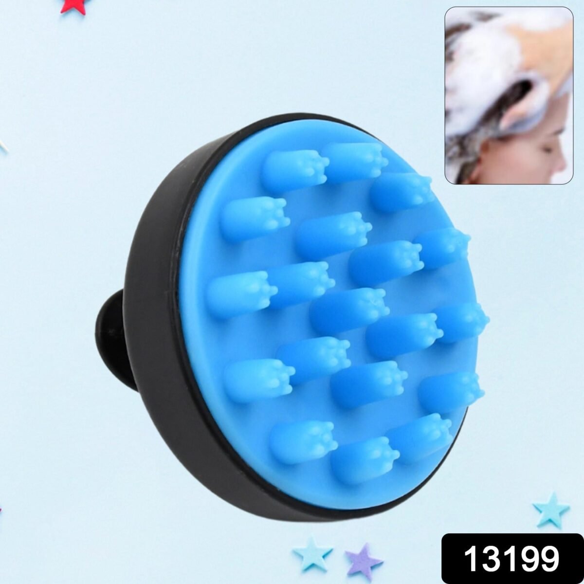 Hair Scalp Massager Shampoo Brush Comb (1 Pc), Hair accessories - Image 2