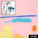Adjustable Long Handle Microfiber Dust Brush – Foldable Ceiling & Appliance Cleaner - Image 2