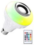 Wireless Bluetooth Sensor 12W Music Multicolor LED Bulb with Remote Controller - Image 4