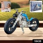 Metal Bike Creative Mechanical Construction Engineering Kit 140 Part of Bike Tool / 1 Set 】 - Image 2