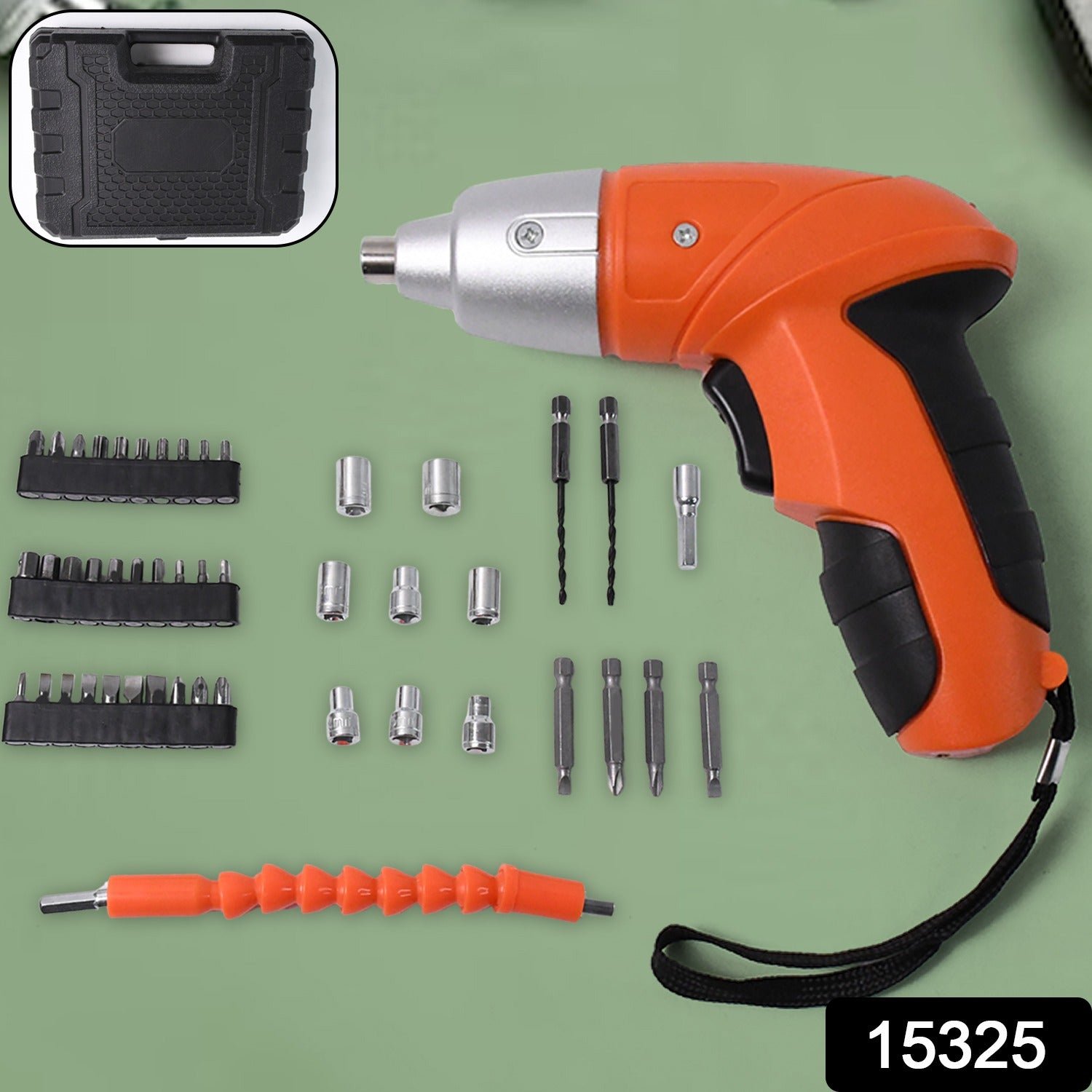 139_1e5280f2-dcc0-4d4b-aaca-d045f8bb6e29.jpg Portable Electric Screwdriver Set with 45 Bits (1 Set) - Image 1