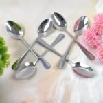 Premium Silver Daily Use Cutlery Set Stainless Steel Luxury Combo Set of 24 - Image 11