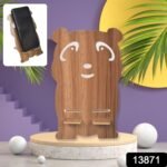 Wooden Cartoon Shape Design Mobile Stand  (1 Pc) - Image 2